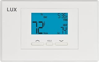 Lux 5-2 Day Programmable Thermostat with Smart Recovery, Universal Compatibility & Air Filter Monitor
