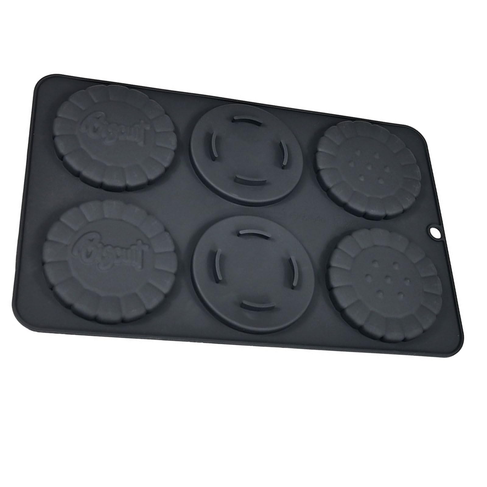 ordinarYone 6 Cavity Round Silicone For Baking Cookie Mousses Cake Chocolate Baking Supplies Perfect For Home Bakers