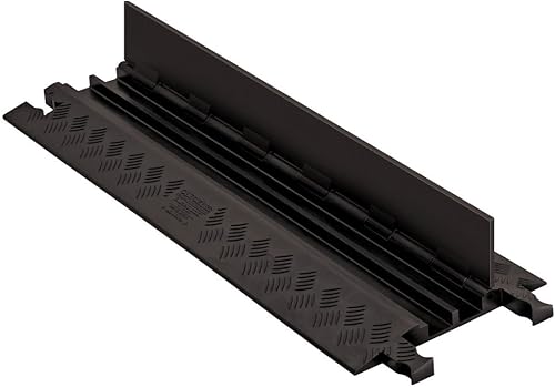 Miniatura 9 de Perro Guardián GD2X 75-BB Heavy Duty 2canales de perfil bajo de poliuretano Protector de cable con rampa tapa con Negro 36 de longitud de rampa 2838