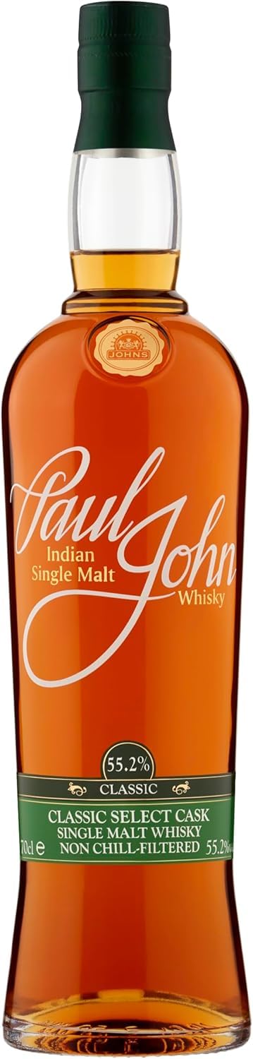 Paul John Cask Classic Indian Single Malt Whiskey, 70 cl | 55.2% ABV