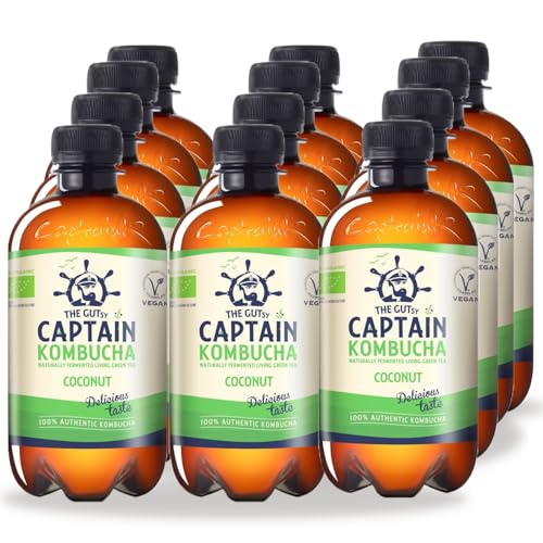 Captain Kombucha Coconut Summer Beach, 12 x 400ml