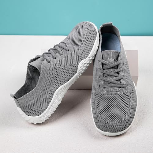 Image of Barefoot Shoes Women Tennis Gym Zero Drop Trail Minimalist Sneakers | Zero Drop 丨Minimalist丨Lightweight Material丨Breathable Mesh丨Non-Slip丨Machine Washable
