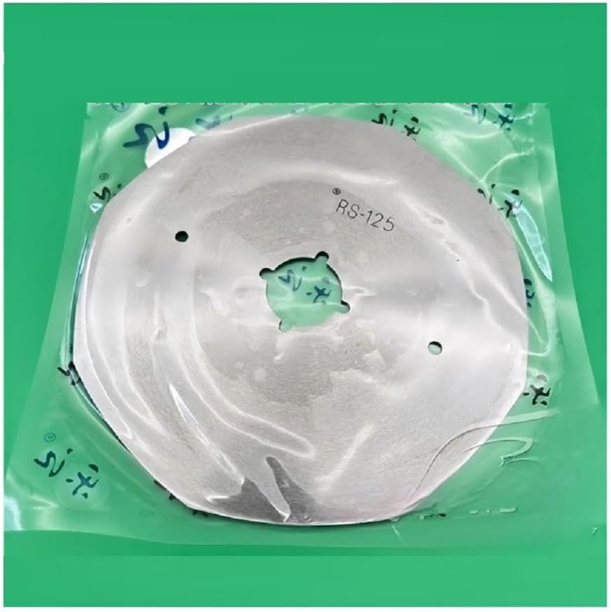 3 Pc High speed steel Blade 65mm/70mm/90mm/100mm/110mm/125mm/ Diameter Rotary cutter blades for YJ-65/70/90/100/110/125 Electric Rotary Fabric Cutter Cloth Carpet Cutter (125mm/4.92inch)