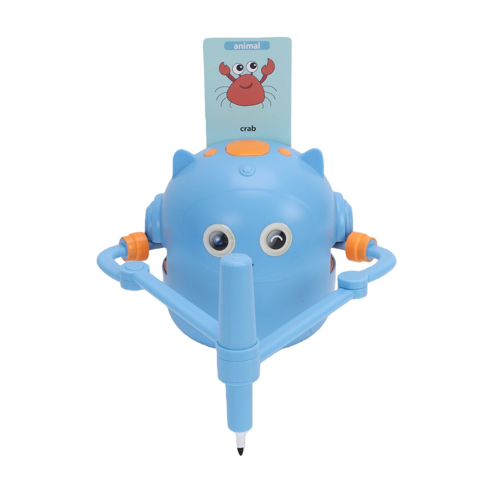 Dilwe Robot Educativo per Disegnare Bambini, 100 Carte Lavagna Riutilizzabile con 30 Giorni di Standby per Apprendimento Montessori Prescolare
