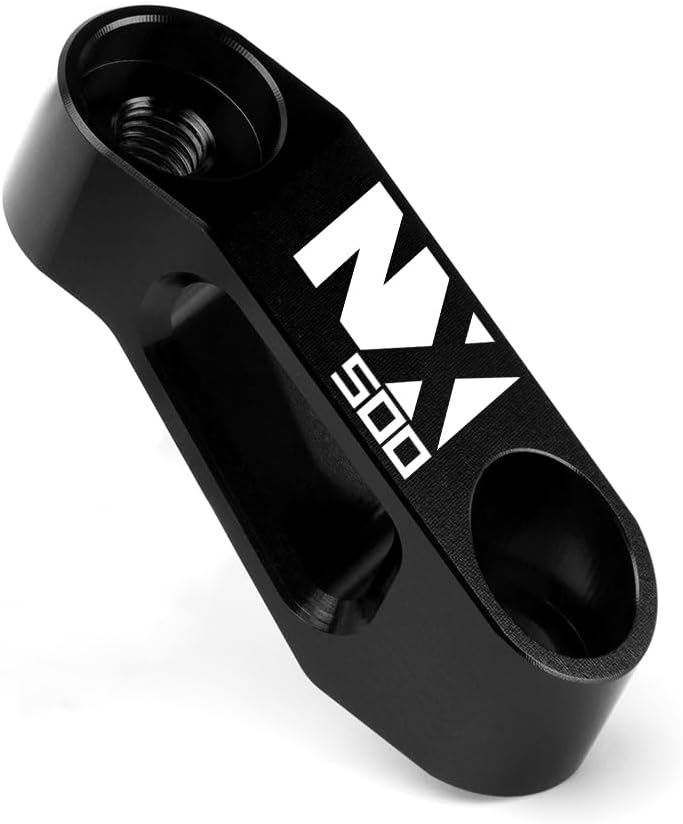 Modeer Compatible with NX500 2024 2025 Any year Motorcycle Rearview Mirror Risers Extenders nx500 nx 500 Accessories (black)