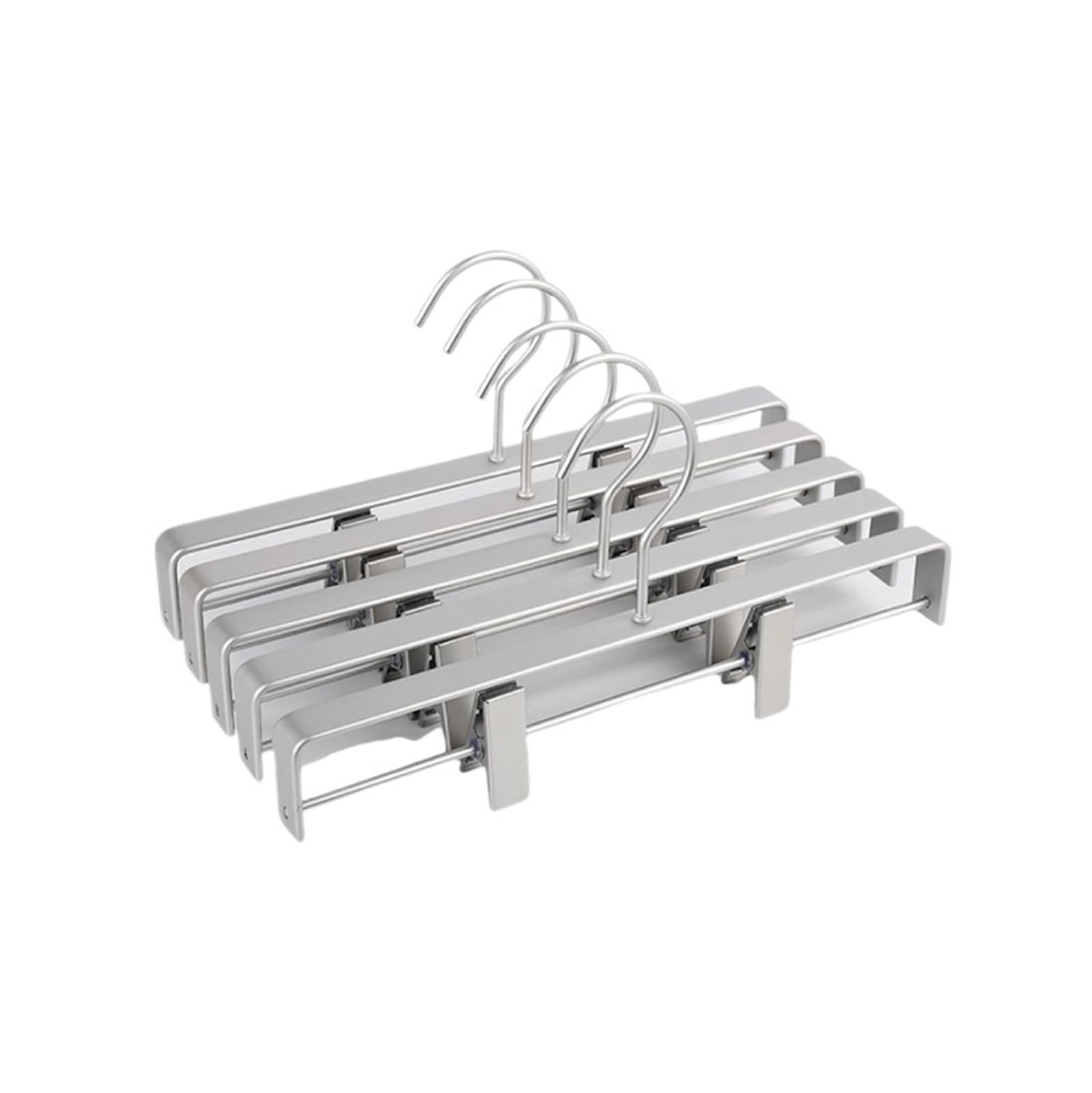 FGXHHS 42CM Widen Aluminum Alloy Suit Hanr - Space-Saving Clothes nizer for Coats, Pants & More 10PC Silver Closet Sto Solut