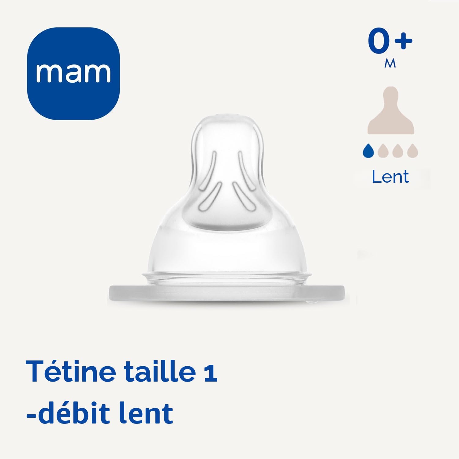 MAM 67036722–2 – Lot de 2 biberons confort en verre 260 ml - pour fille