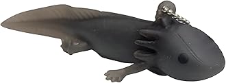 Invert Aquatics Axolotl Keychain - Made of Soft & Stretchy Silicone