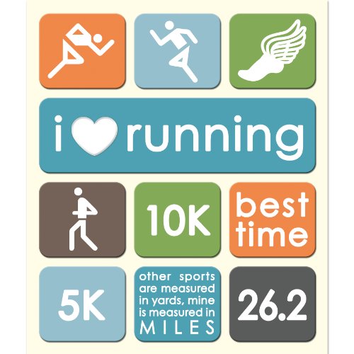 K&Company Running Track Sticker Medley (30-587175)