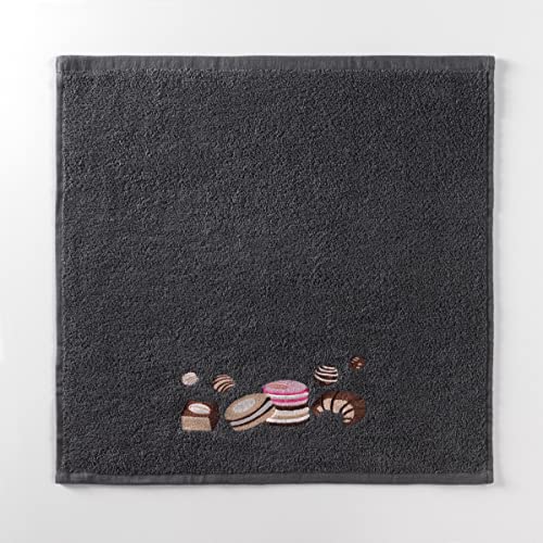 Top Towel - Pack de 3 paños de Cocina - Trapos de Cocina de Rizo 100% Algodón - Juego de paños Bordados Cover