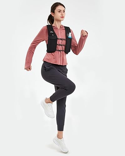 Miniatura 7 de Chaleco de correr para mujeres y hombres, patente original de Estados Unidos, correas ajustables para el pecho, chaleco de hidratación para correr