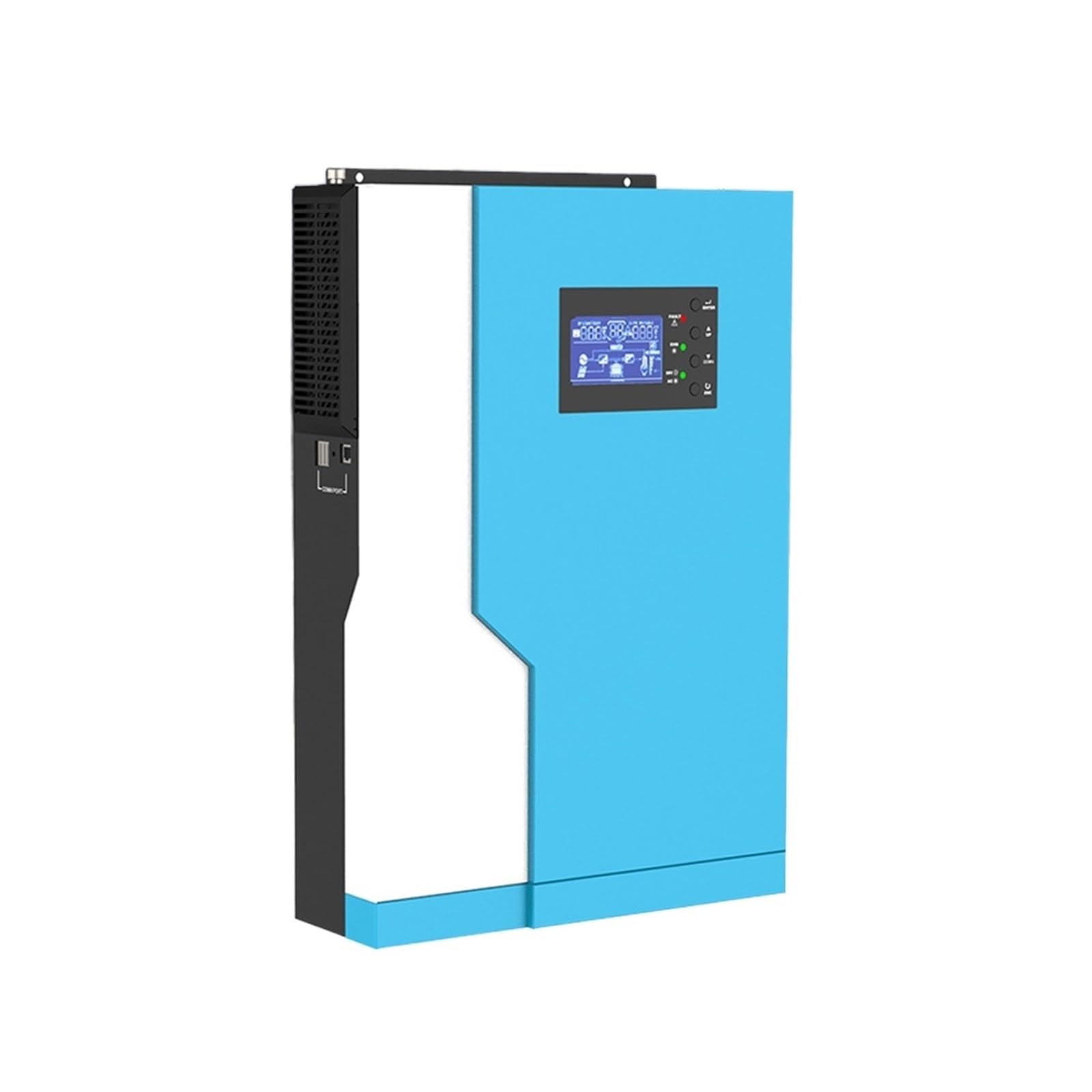 Onduleur Solaire Hybride 5.5KW 48V Onde Sinusoïdale Pure MPPT 100A Contrôleur De Charge Solaire 50Hz/60Hz Hors Onduleur Réseau Avec Wif Utilisation généralisée(5.5KW-48V-WIFI-01)