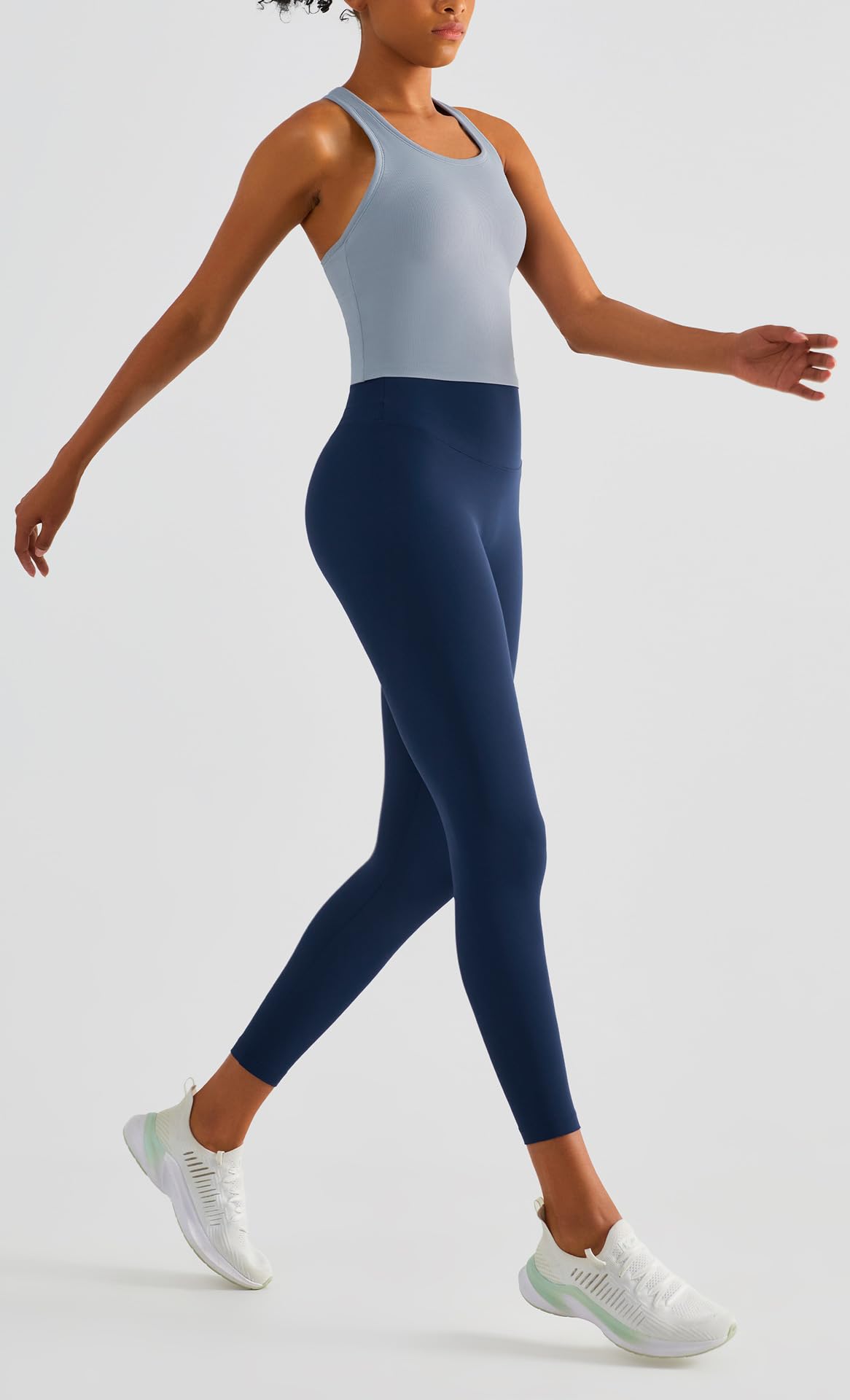 Legginsy damskie proste rozciągliwe spodnie do jogi, klasyczne sportowe legginsy do joggingu, legginsy treningowe na siłownię