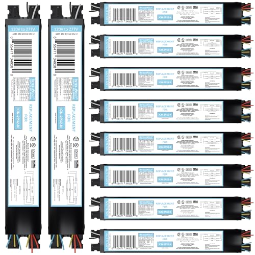 10 Pack - Replacement for ICN-4P32-SC 3 & 4 Lamp T8 Fluorescent Electronic Ballast - 120-277 Volt - Instant Start - UL Approved