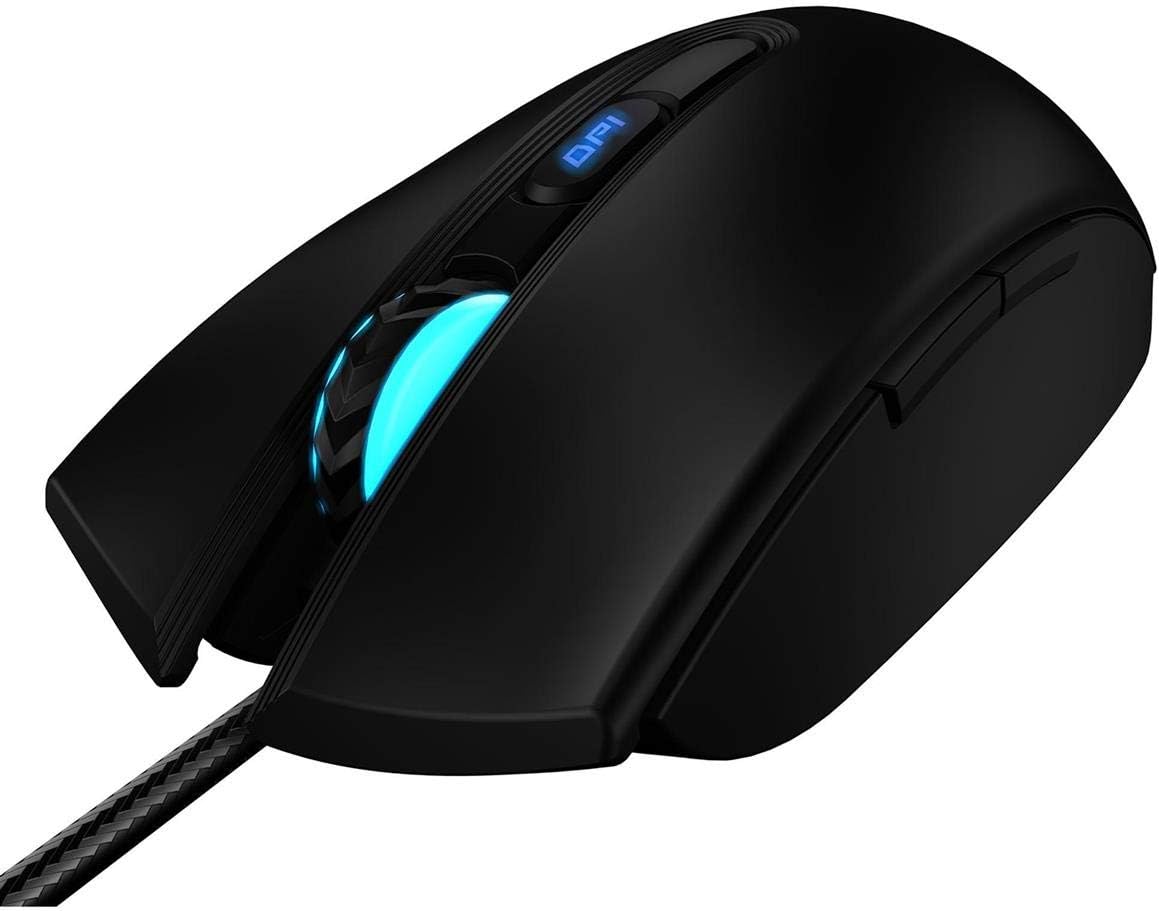 ThunderX3 TM25 – Mechanical Professional Gaming Mouse (Optical Sensor, Omron Switch, 4000 dpi, Illumination Hex RGB, Ergonomic) Black