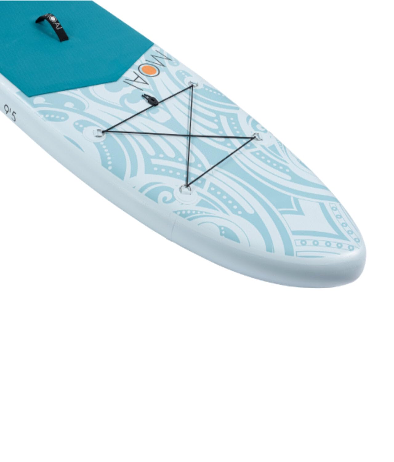 MOAI Deska do paddleboardingu SUP Stand Up Paddle Board – zestaw premium z wiosłem z włókna szklanego, torbą, pompką i płetwą