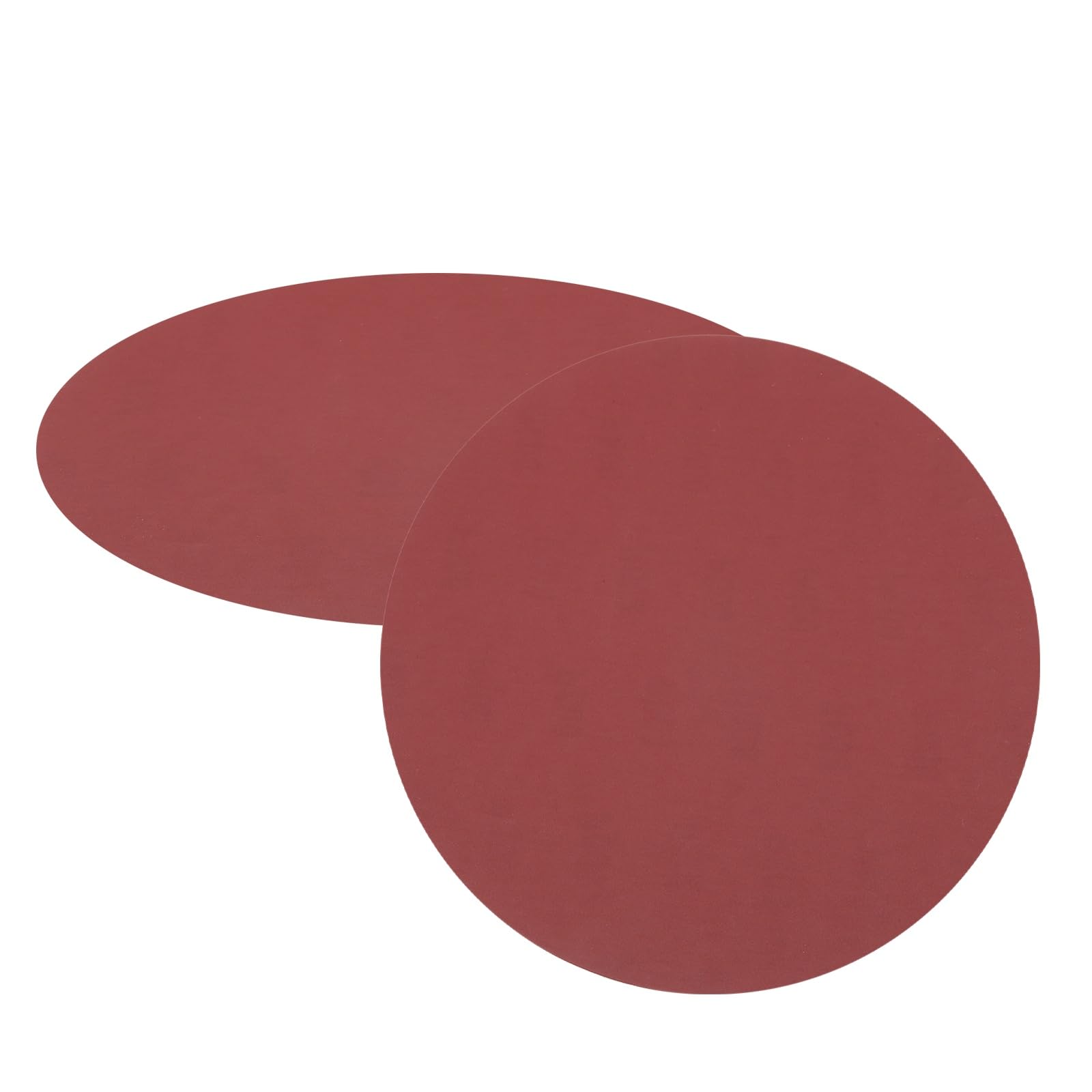 sourcing map 2pcs 250mm Sanding Discs, 600 Grits Aluminum Oxide Hook and Loop Stick Back Sandpapers, No-Hole Round Wet/Dry Sander Papers, Sand Auto Car Paint, Wood, Metal