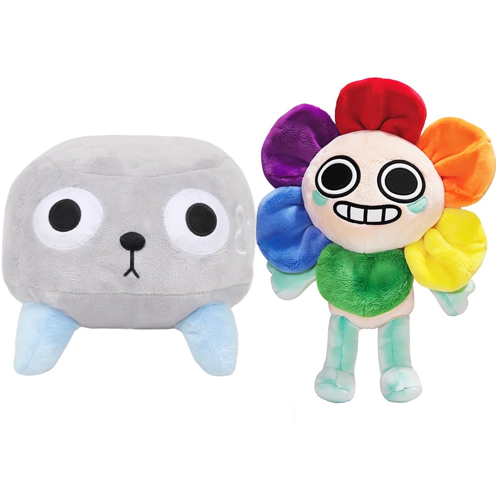 Dandy's World Plush Toy,13" Soft Stuffed Animal Toy,Cute Plushies for Kids, for Aged 4 5 6 7 8 9 10+ Years Old Boys Girls and Fans,Great for Birthdays,Valentine's Day. (2PCS A)