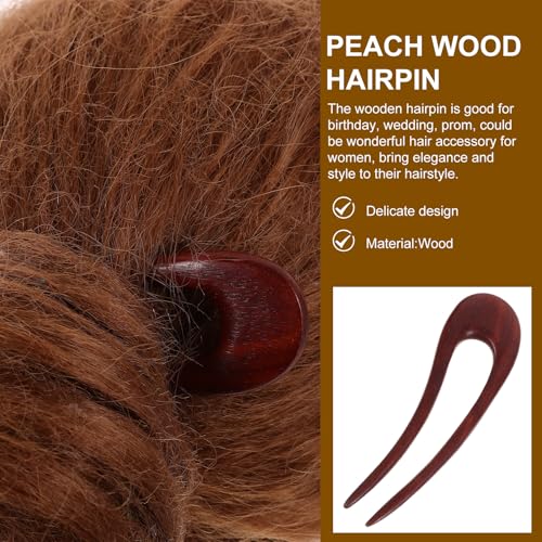 Épingles à cheveux en bois accessoires coiffure mariage et soirées