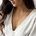 MEVECCO Gold Long Lariat Necklace for Women 14K Gold Plated Dainty Turtle Animals/Karma Charm Y Pendant Necklace