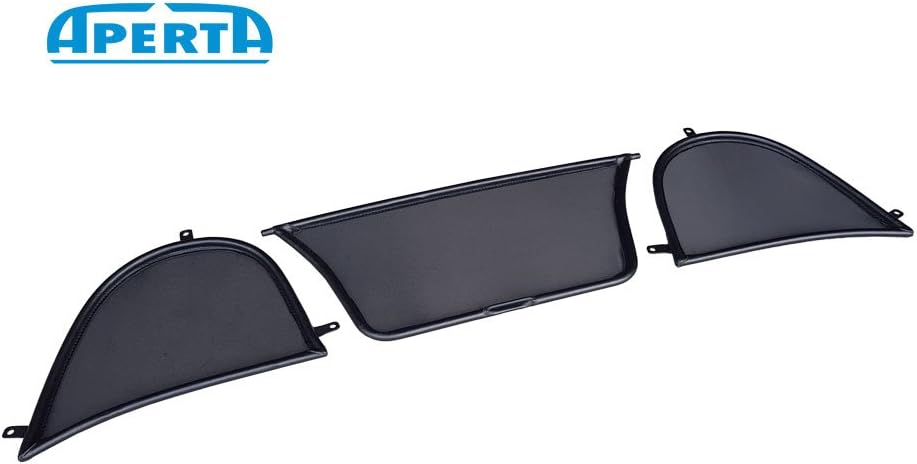 Aperta Wind deflector fits Porsche Boxster 986 Boxster | Black tailor made windblocker | Draft-stop wind stop Porsche convertible
