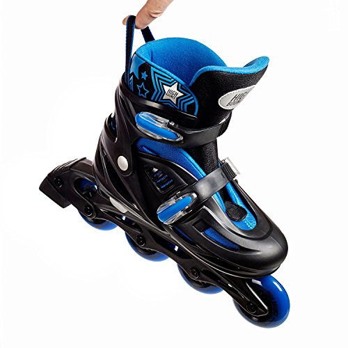 High Bounce Adjustable Inline Skate (Blue, X-Large (9-12) ABEC 7) - Thumbnail 4