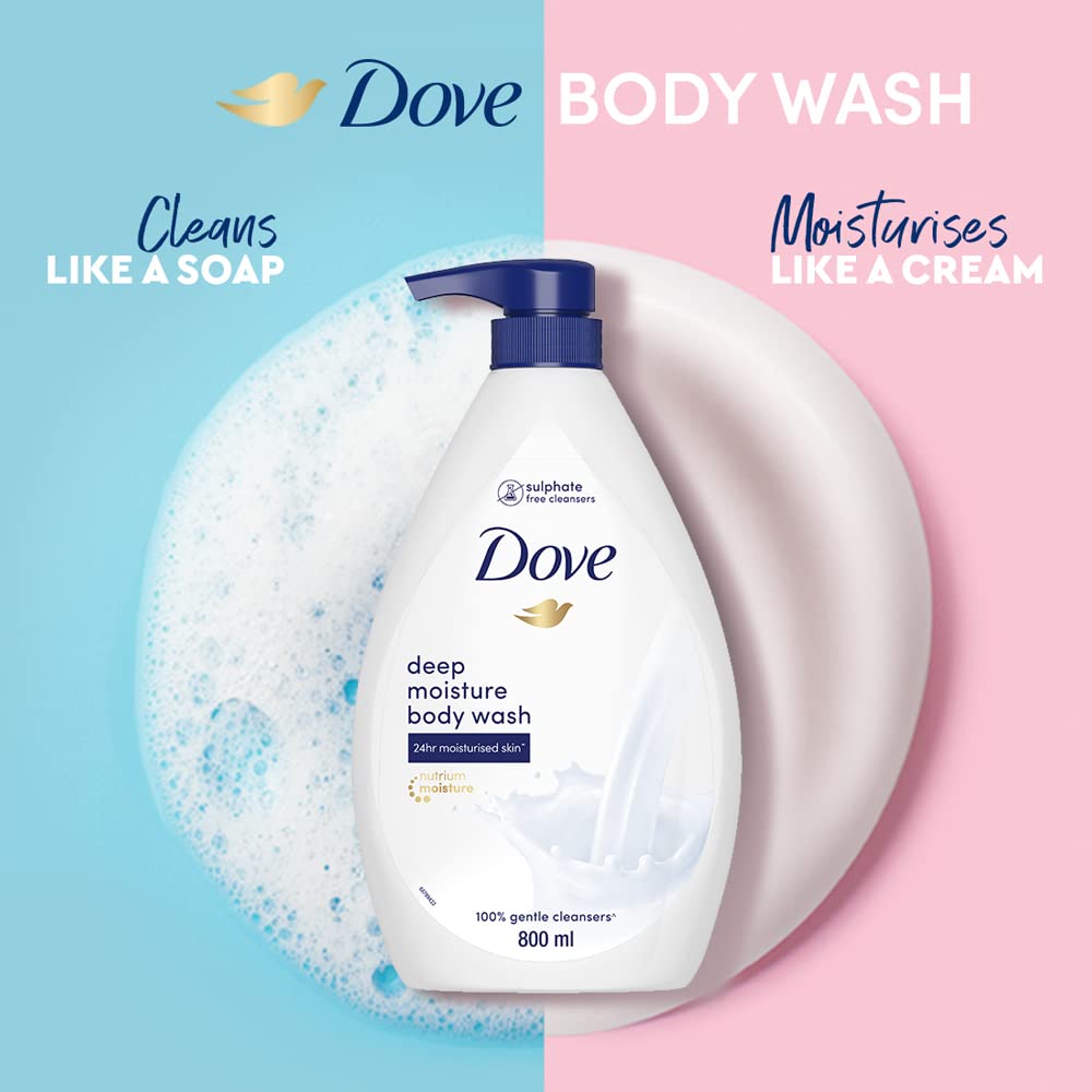 Dove Nourishing Bodywash with Triple Hydration Serum, 825ml - Image 2 thumbnail