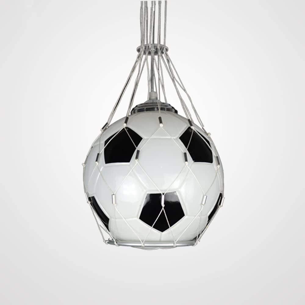 Luces colgantes de fútbol para lámpara de techo ajustable en salones de estilo deportivo moderno