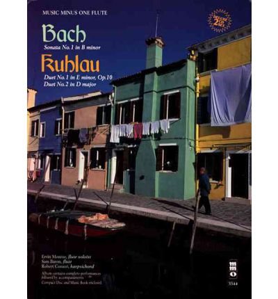Partition Bach et Kuhlau pour flûte avec 2 CD d'accompagnement de qualité MMO