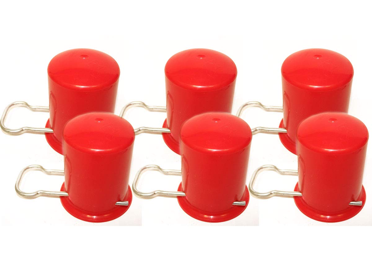 100 x Rote Schutzkappe für Propangasflaschen 3 kg 5 kg 11 kg Gasflasche Gas