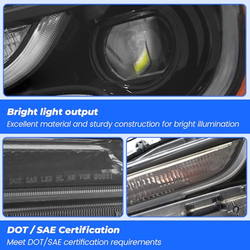 JFN LED Headlight Compatible with 2020-2022 Corolla L LE 8111002S30 CR20A01-1R(Driver Side (Left)) by JFN - Image 3