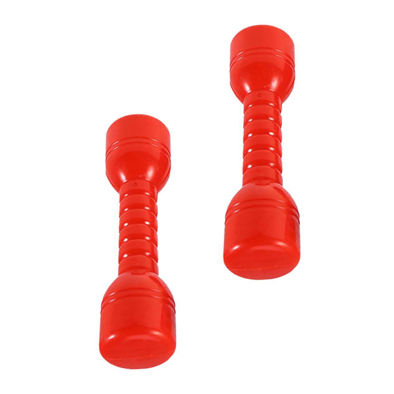 UPKOCH 2Pcs Plastic Dumbbells for Kindergarten Exercise for Hand Eye and Arm Coordination Bright Color Safe Material Comfortable