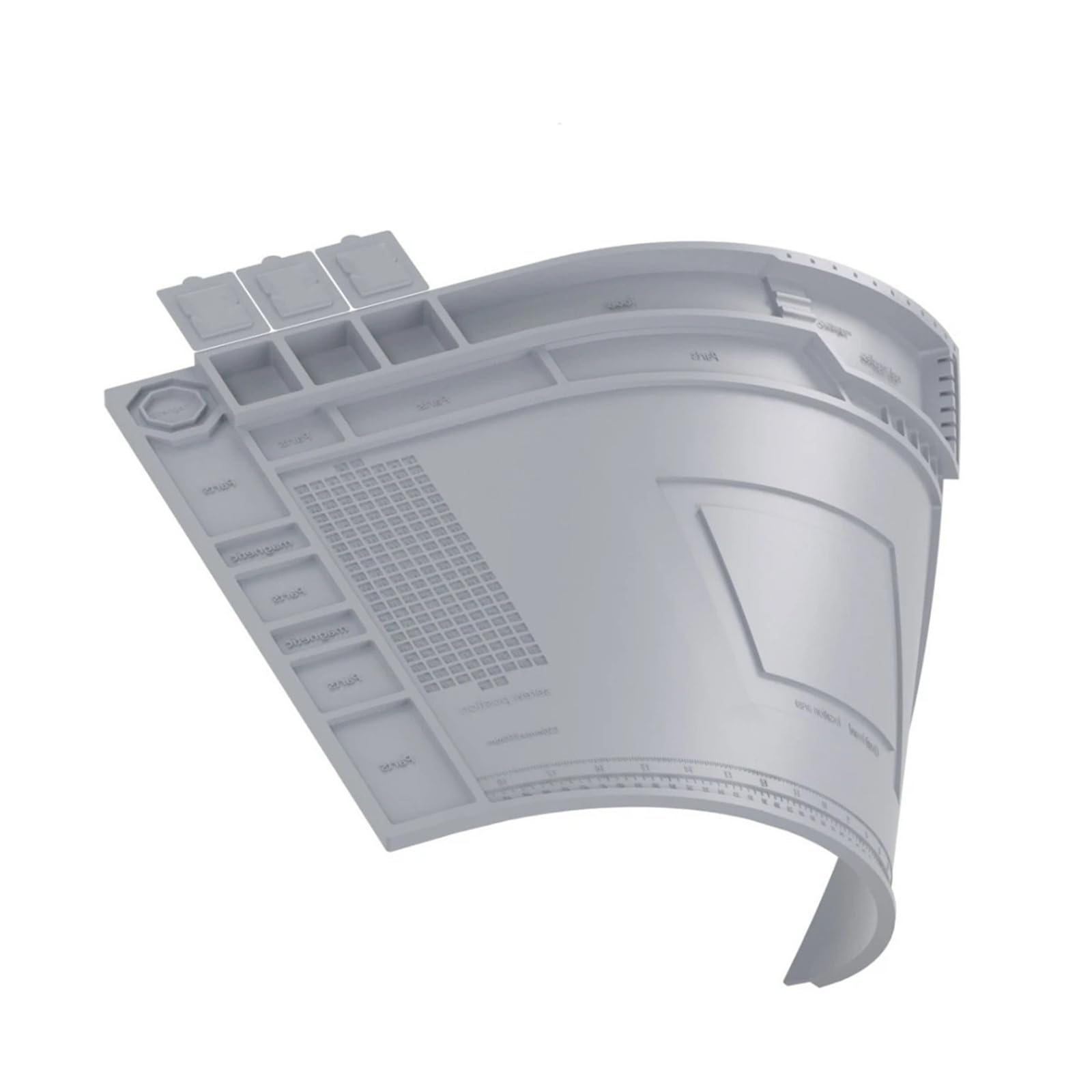 Tappetino da lavoro in silicone for stazione di saldatura Resistente al calorePer la riparazione del telefono portatile Grigio Per Riparazioni