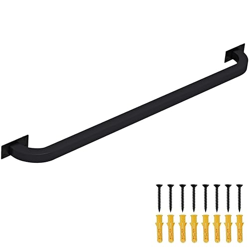 Wrought Iron Stairs Handrail Indoor Outdoor, Sturdy Safety Wall Mount