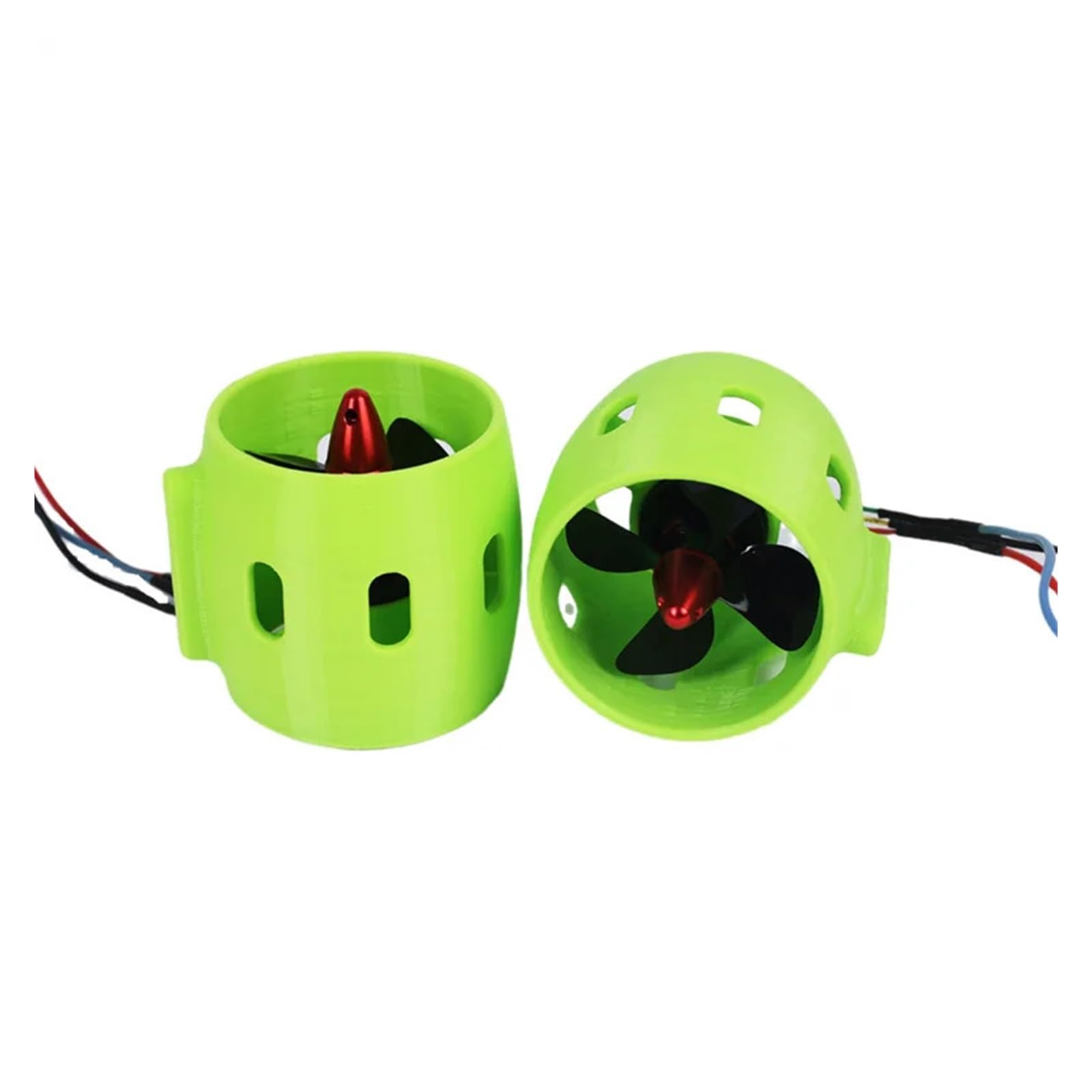 Motor de propulsión CC 12 V-24 V, 20 A, for Barco Submarino, 4 Palas, con hélices en Sentido horario y antihorario, for Robot señuelo RC, , etc(CW)