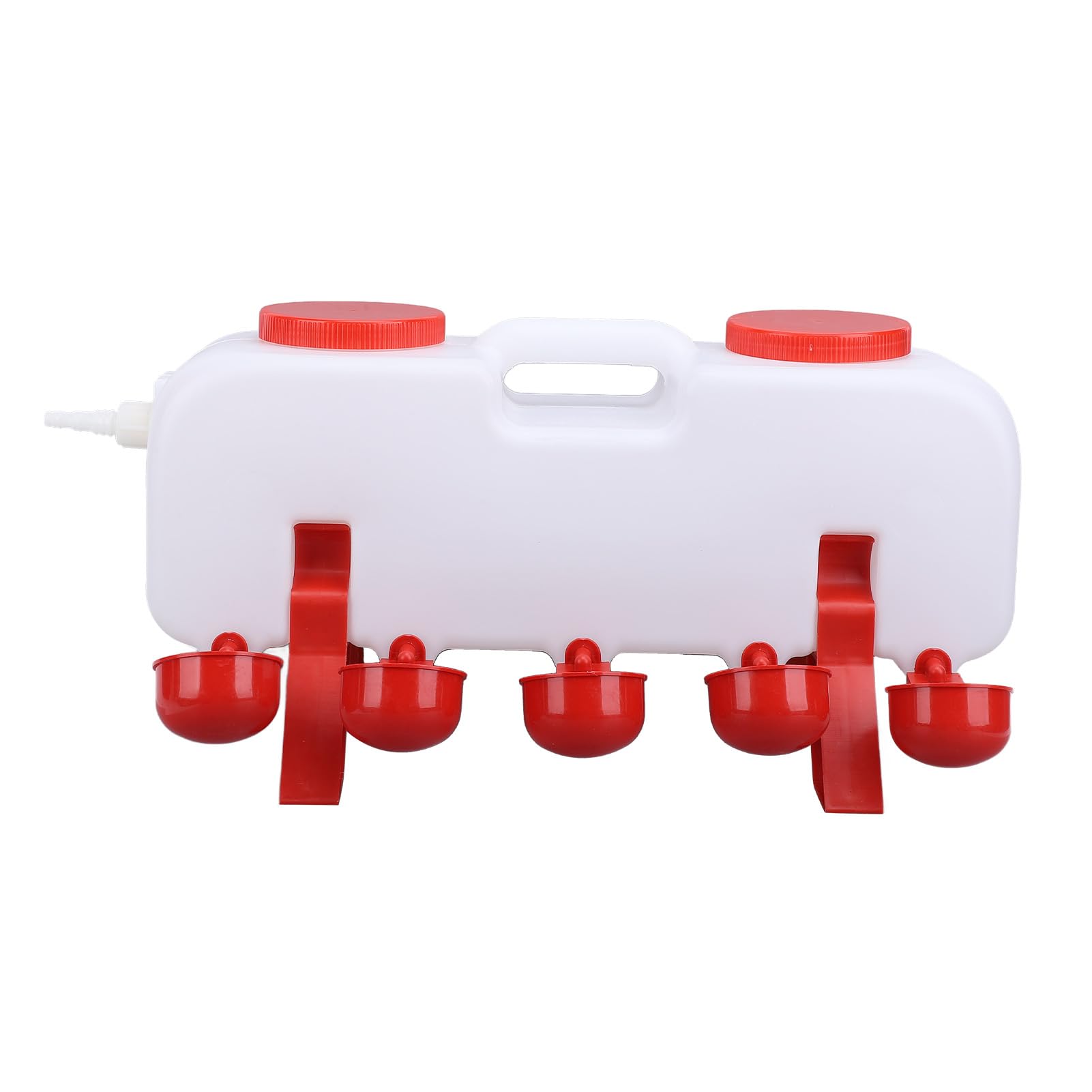 Alomejor Abbeveratoio per Polli Mangiatoia Automatica per Pollame da 10 Litri per Anatre, Oche, Fonte di Acqua Pulita (L)