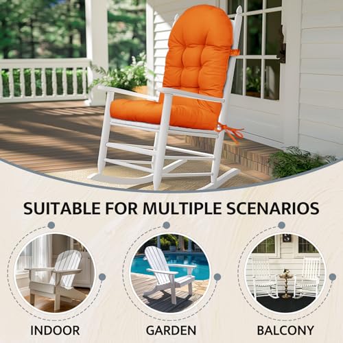 Image of mudilun Adirondack Chair Cushion Waterproof 44x19x4in Rocking Chair Pads