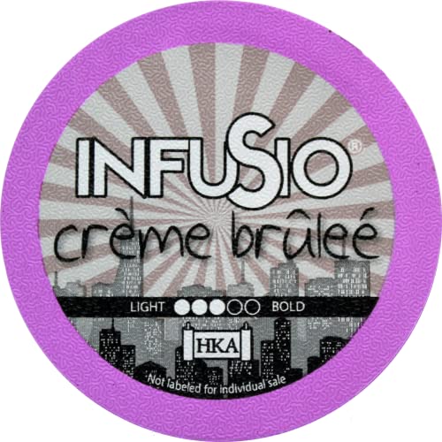 96 Count - Crème Brûlée Coffee, Single Serve Coffee Pods For Keurig K Cup® Brewers - Infusio Premium Roasted Coffee (Crème Brûlée, 96 Count Compatible With 2.0)… #TOP5