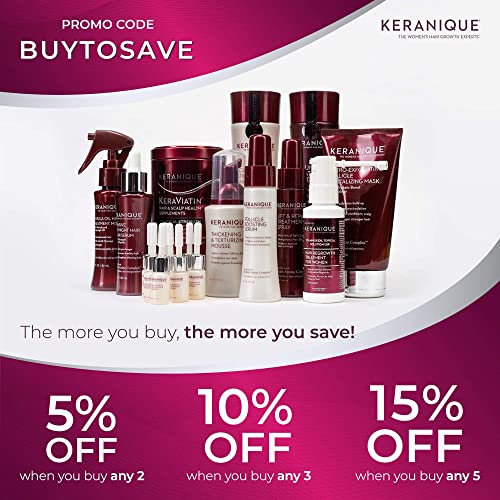 Keranique Keraviatin Hair & Scalp Health Supplement, Clinical Strength, Biotin, Vitamin B, 120 Softgels-60 Count (Pack Of 2) #TOP4