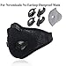Dustproof Masks - Activated Carbon Dust Mask with Extra Filter Cotton Sheet and Valves for Exhaust Gas, Pollen Allergy, PM2.5, Running, Cycling, Outdoor Activities (Mask Filter 3 PCS, Dust Masks)