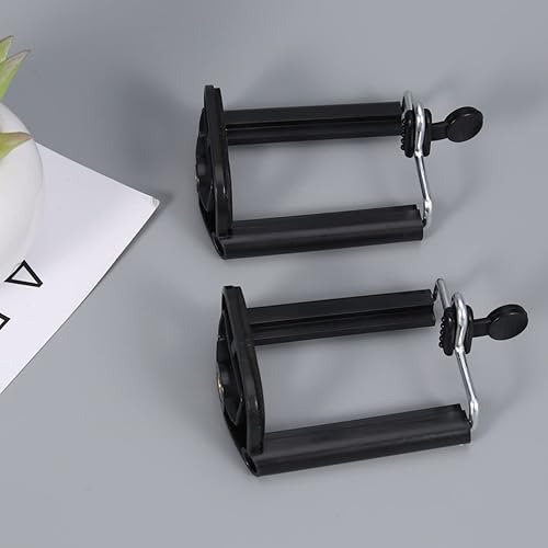 Miniatura 9 de ULTNICE Lentes de cámara, 2 piezas, trípode para teléfono, trípode para teléfono, adaptador de trípode para teléfono inteligente, soporte para