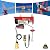 660lbs Electric Hoist Winch with Wireless Remote Control 110V Automatic Lift Electric Cable Hoist with 39.4ft Lifting Height for Garage, Warehouses, Factories Lifting Towing 2 in 1