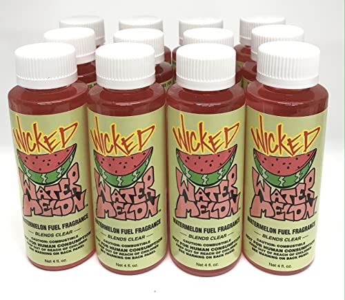 Power Plus Lubricants (12) Watermelon Fuel Fragrance for Car, Motorcycle, ATV