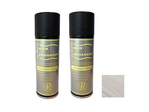 My Secret - Potenciador de cabello ULTRA SILVER/WHITE para adelgazar la pérdida del cabello, 5 onzas, paquete de dos