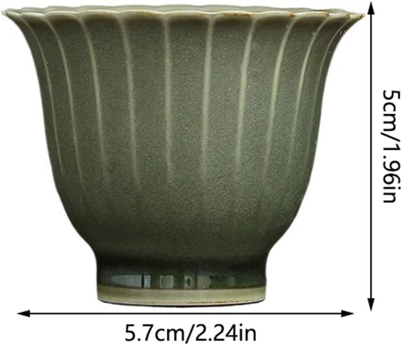 GSOUL Kungfu Tea cup Kung Fu Tea Cup Ceramic Chinese Master Home Office Set Drinking Small Tea Cups