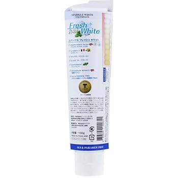 Amazon | SPARKLE (スパークル) 歯磨き粉 フレッシュ&ホワイト