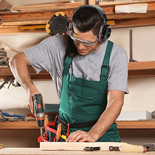 Procase Shooting Ear Protection Earmuffs, Gun Safety Glasses And Soft Earplugs, Shooting Range Accessories With Protective Case, Gun Range Ear And Eye Protection Kit, Shooting Safety Equipment –Red #TOP7