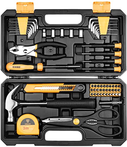 DEKO outils bricolage kit - 62 Pièce malette outils à Main...