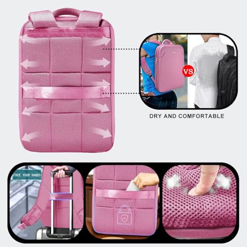 Image of ZINZ Slim & Expandable Laptop Backpack 15 15.6 16 Inch Sleeve with USB Port