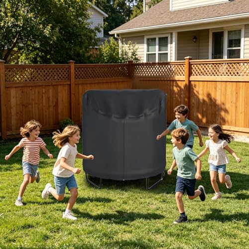 Bâche d'ombrage pour trampoline rond housse extérieur été